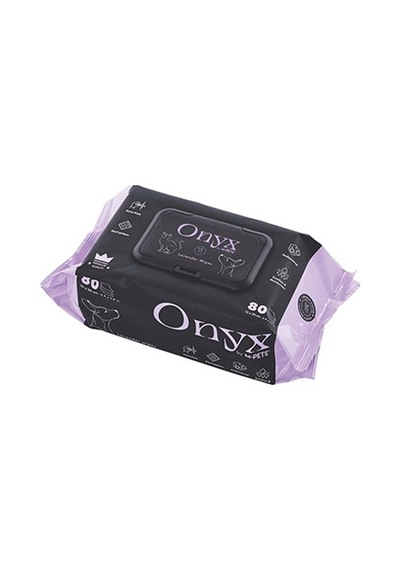 M-pets Onyx Lavanta Kokulu Kedi Ve Köpek Temizleme Mendili 80li 244-72035.01