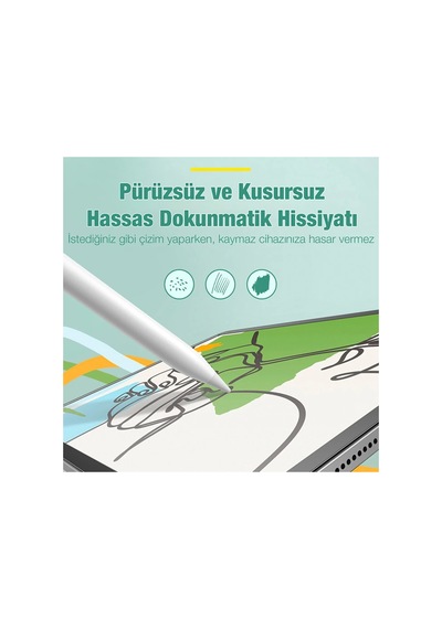 Apple Uyumlu iPad Mini 8.3inç 2021 Manyetik Kenarlı Mıknatıslı Ekran Koruyucu- 5775 - Hs08378702-3838 Şeffaf 2