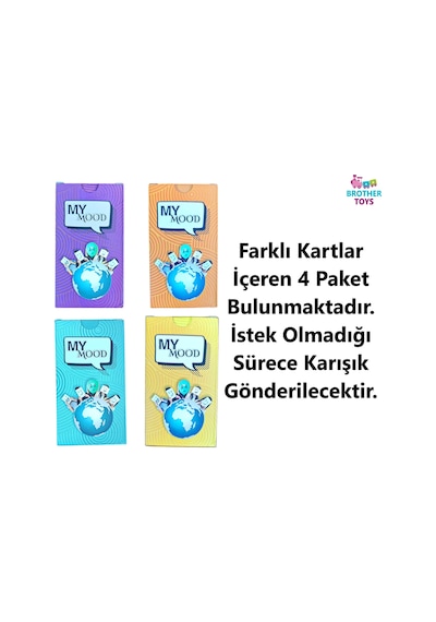 Modun Ne - Eğlenceli Arkadaş Aile Kutu Oyunu My Mood Moodun Ne Meme Mim Kartları 48 Kart