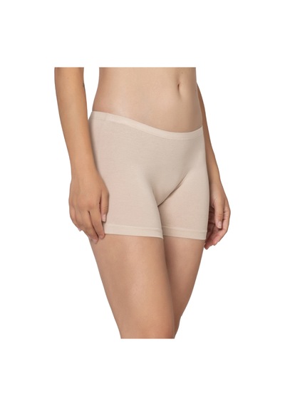 Özkan Underwear Özkan 27782 Kadın Premium Kumaş Modal Pamuklu Esnek Rahat Mini Boxer Şort Tayt Taş