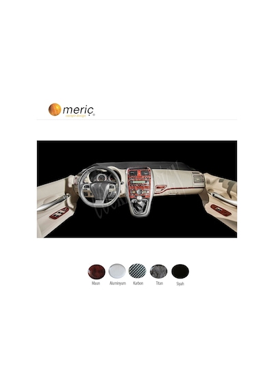 Meriç® Toyota Uyumlu Auris Ön Torpido Kaplama 16 Parça 2008-2015 (530157415)