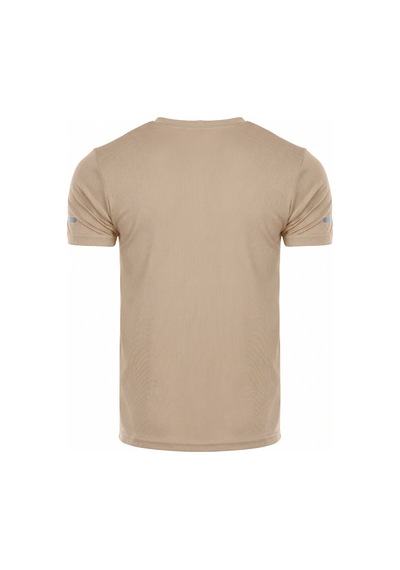 Genius Store Erkek Nem Emici Hızlı Kuruma Atletik Teknik Performans Spor T-shirt Drıfıt-kısakol Bej
