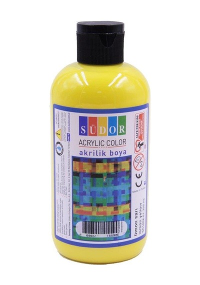 Südor Akrilik Boya 250 Ml Limon Sarı 22 Çok Renkli