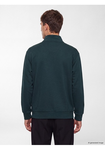 Lcw Vision Petrol Polo Yaka Erkek Sweatshirt