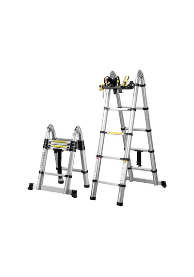Packtech A Tipi Teleskopik Merdiven 9+9 Basamak 5.6 M