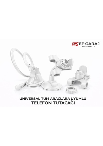 Üniversal Telefon Ve Tablet Tutucu Beyaz