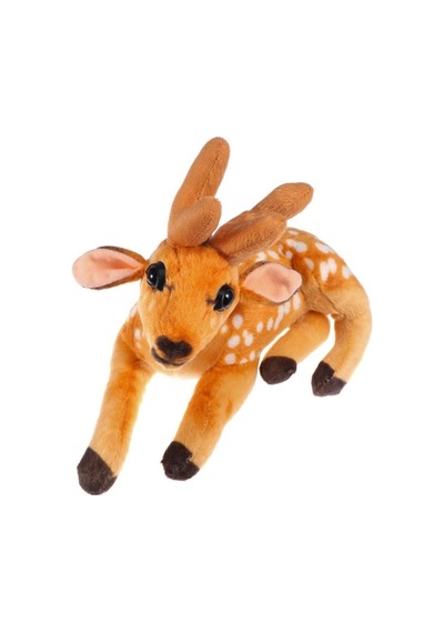 Sevimli Ren Geyiği Peluş 30 Cm - Uyku Ve Oyun Arkadaşı Peluş Oyuncak SARI