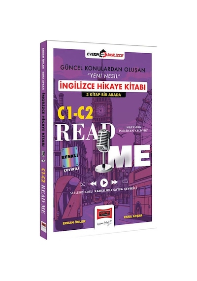 Yargı Yayınları C1-c2 Read Me İngilizce Hikaye Kitabı 3 Kitap Bir Arada