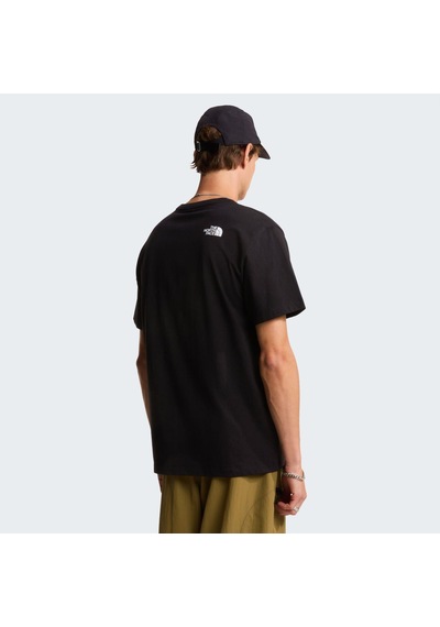 The North Face M Mountaın Logo Rlx Ss Tee-graphıc Erkek Tişört Nf0a8guujk31 Siyah