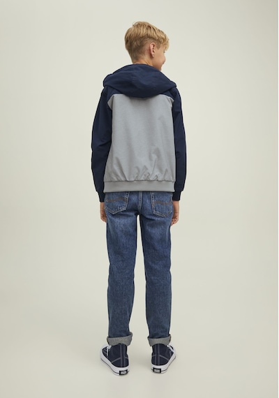 Jack & Jones Blok Renkli Kapüşonlu Ceket-Rush 12200453 Navy Blazer Lacivert