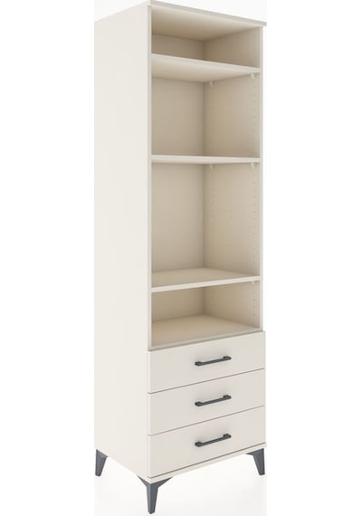 Hyperion Dolap 4 Raflı 3 Çekmeceli 60x44x195 Aytaşı-aytaşı Aytaşı