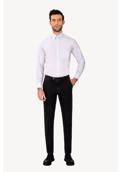 Ysf Erkek Koyu Lacivert Regular Fit Düz Pantolon
