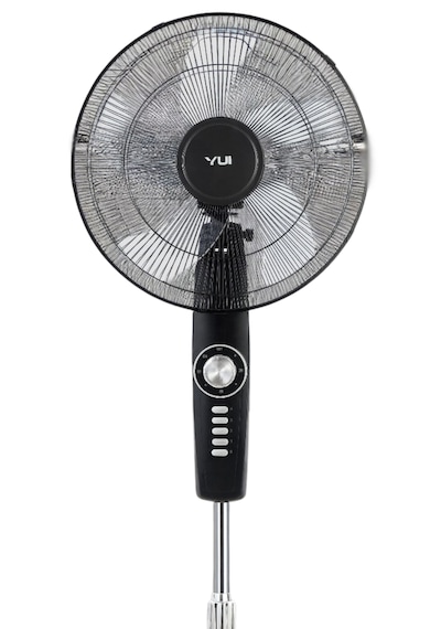 F49 Siyah 16 Inç 50w 4 Kademe 5 Pervane Döner Başlıklı Vantilatör