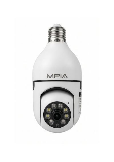 Mpıa 4.0 Mp 2k Wi-fi Akıllı Ampul Ip Kamera