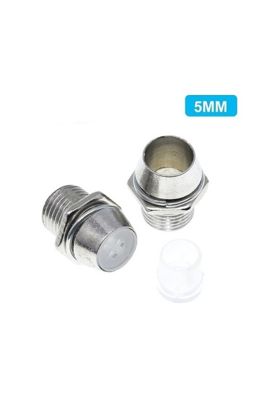 Ic-224-0 Led Soketi 5Mm Metal 25 Adet