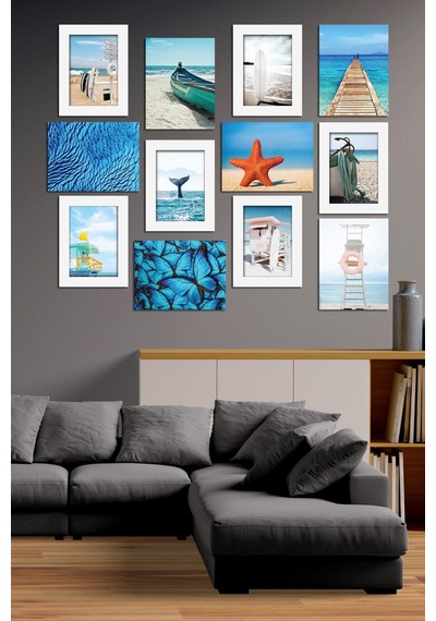 Modern Style 12 Parçalı Mdf Tablo Mck039 Çok Renkli - 713607467 Çok Renkli