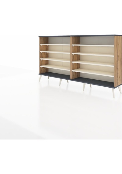 Arges Konsol 8 Raflı 176x30x99 Çam-antrasit/aytaşı Çam-antrasit/aytaşı Arges Konsol 8 Raflı 176x30x99 Çam-antrasit/aytaşı Çam-antrasit/aytaşı