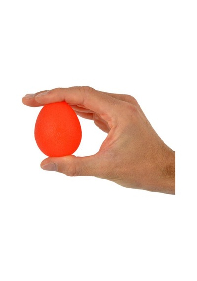 Egg - Silikon El Egzersiz Topu Kırmızı - Orta Direnç
