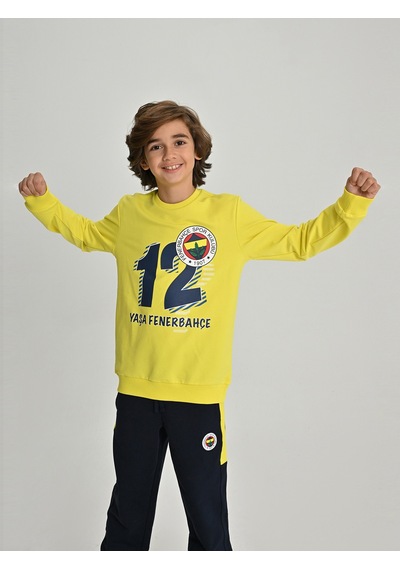 Fenerium Çocuk Trıbun 12 Fenerbahçe Sweat Sarı