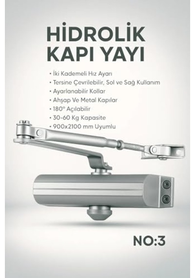 50-630 Kapı Hidroliği Raylı 3 Numara