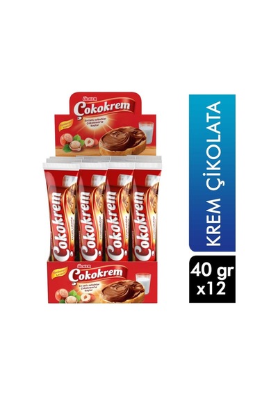 Ülker Çokokrem 40 Gr 12'li Paket Tüp Krem 5'li Paket