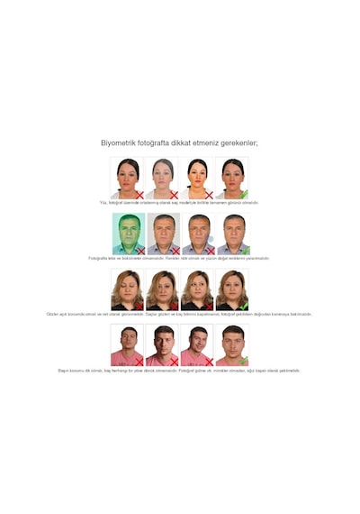 Vesikalık & Biometrik Fotoğraf 24 Adet