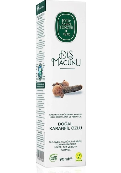 Mey İthalat Doğal Diş Macunu 90 Gr Karanfil Acı - Portakal