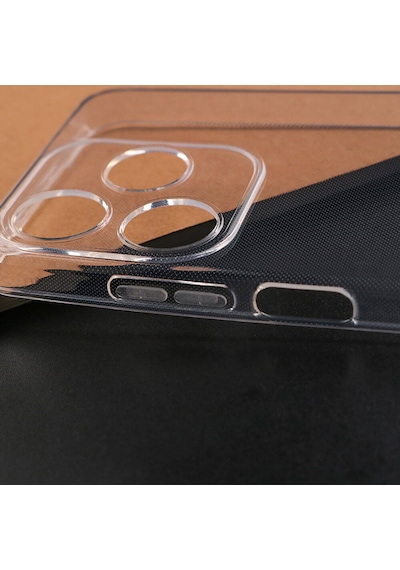 Kilifone - Tecno Spark 10 4g Uyumlu - Kılıf Şeffaf Soft Slim Fitt Süper Silikon Kapak - Şeffaf