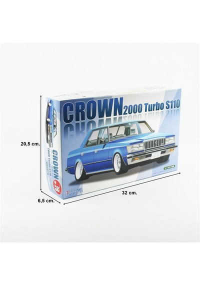 Fujimi Id-26 03951 1/24 Ölçek, Toyota Crown 2000 Turbo S110, Otomobil Plastik Model Kiti