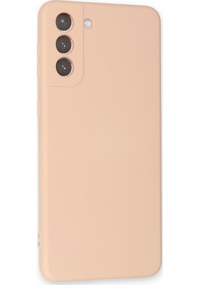 Newface - 270 - Samsung Galaxy S21 Plus Kılıf Nano İçi Kadife Silikon - Edntrend - - Pudra