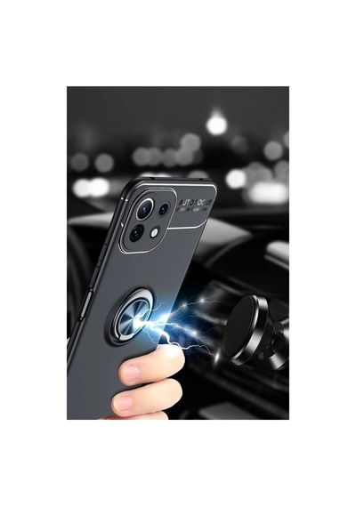 Xiaomi Mi 11 Lite Kılıf Range Yüzüklü Silikon - Kırmızı 0.2M-Çok Renkli