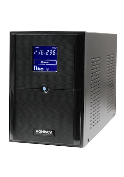 D-3000 3000va Lcd Kesintisiz Güç Kaynağı Line Interactive 4x12v 9ah Ups Ofis Kamera Sistem Çoklu Cihaz