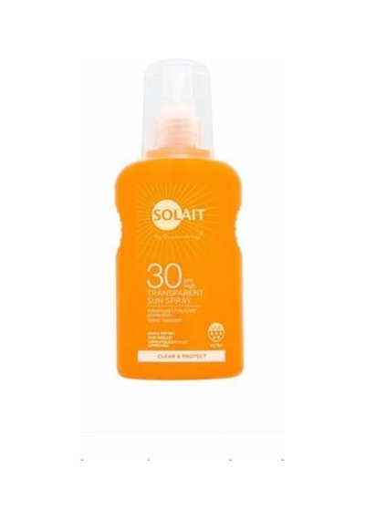 Solait Clear & Protect Transparan Güneş Spreyi SPF 30 200 ML