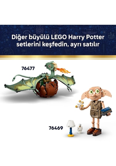 LEGO® Harry Potter™ Hogwarts™ Bitkibilim Bitkileri 76474 - 12 Yaş ve Üzeri için 3 Bitki İçeren Oyuncak Yapım Seti (817 Parça)