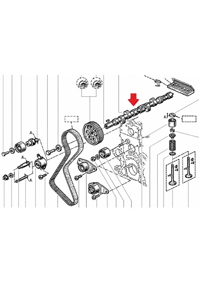 Renault Eksantrık Mılı R5 B404 F8m 7700714820 1