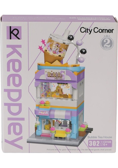 Kp0108 Keeppley Bubble Tea Kafe 302 Parça Block Oyuncak