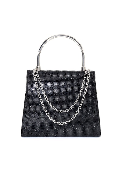 Keeba Siyah Taşlı Abiye Çanta Siyah Kadın Abiye Çanta Siyah Abiye Çanta Davet Gece Clutch Çanta