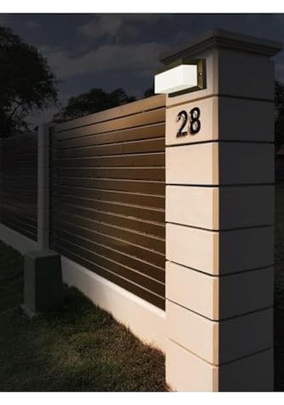 Bahçe Aydınlatması Led Işık 25cm E27 Duylu Zita Ultra Şapkalı Bahçe Duvar Aplik Su Geçirmez Diğer