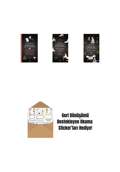 Rotterdamlı Erasmus Un Zaferi Ve Trajedisi + Bir Yüreğin Çöküşü + Yakıcı Sır + Okuma Sticker'ları