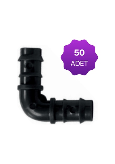 Damlama Sulama Kurtağzı Dirsek - 20X20Mm (50 Adet)