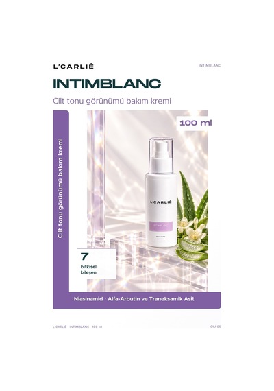 L'carlıe Intimblanc Hassas Bölge Ton Görünümü Bakım Kremi 100 Ml
