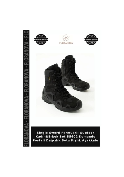 Floranova Single Sword Fermuarlı Outdoor Kadın&erkek Bot Ss602 Komando Postali Dağcılık Botu Kışlık Ayakkabı Diğer