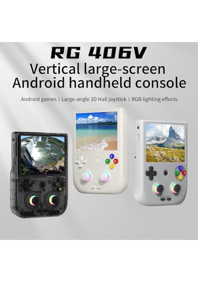 Anbernıc Rg406v Retro Oyun Konsolu Android 13 8gb Ram 128gb 4 Ips Ekran Wifi Bluetooth Hall Joystick
