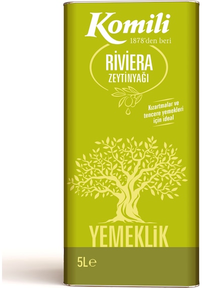 Komili Sıcak Lezzetler Riviera Zeytinyağı Teneke 5 L