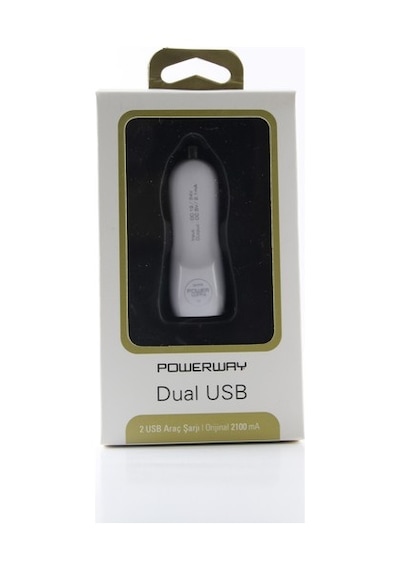 Ayt Powerway X-777 Çift Usb'li 2.1 Amper Çakmaklık Araç Şarj Cihazı Hızlı Şarj Aleti