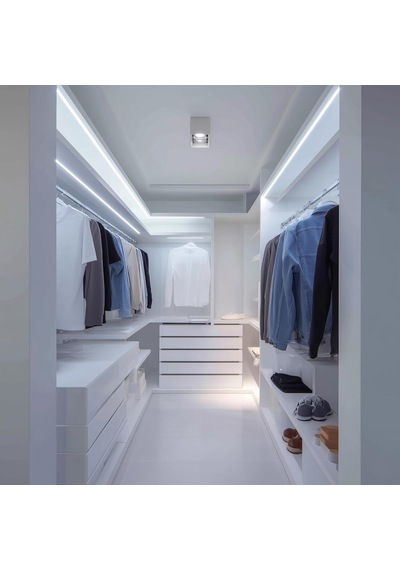 Cata Ct-4540b 120 Çipli İç Mekan Şerit Led 10 Watt - Yüksek Lümenli Parlak Beyaz Işık Aydınlatma - 5 Metre Beyaz