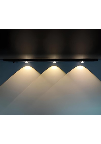Ct-2464 Bella Slim Kabinet Armatürü Şarjlı Sensörlü Siyah
