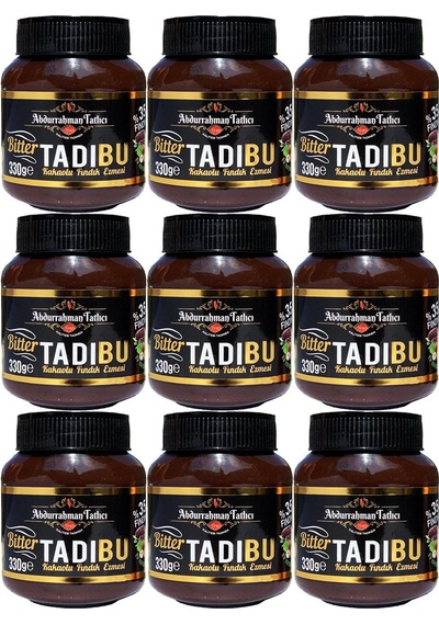 Tadıbu Bitter Kakaolu Fındık Ezmesi 330 gr X 9 Adet