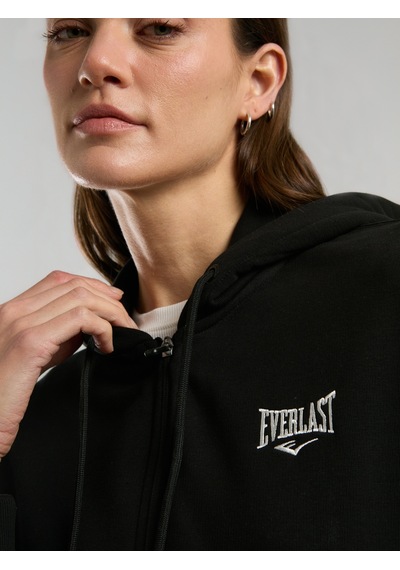 Everlast Ever Classics Wmn Siyah Kadın Kapüşonlu Full Zip Sweatshirt Siyah