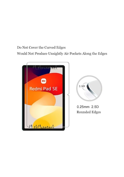 Xiaomi Uyumlu Redmi Pad Se 11 İnç Ekran Koruyucu Nano Esnek Cam Kırılmaz